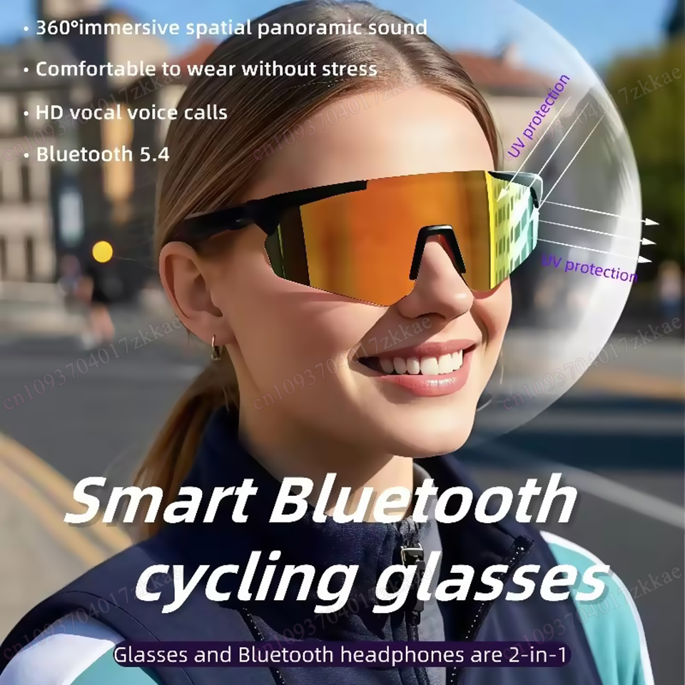 Esports Gaming Remote - Cycling Running Bluetooth Smart Glasses Technology
