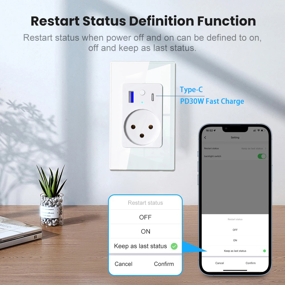 Melery Israel Smart Wall Socke – обзор и цена Controller Charging Stand