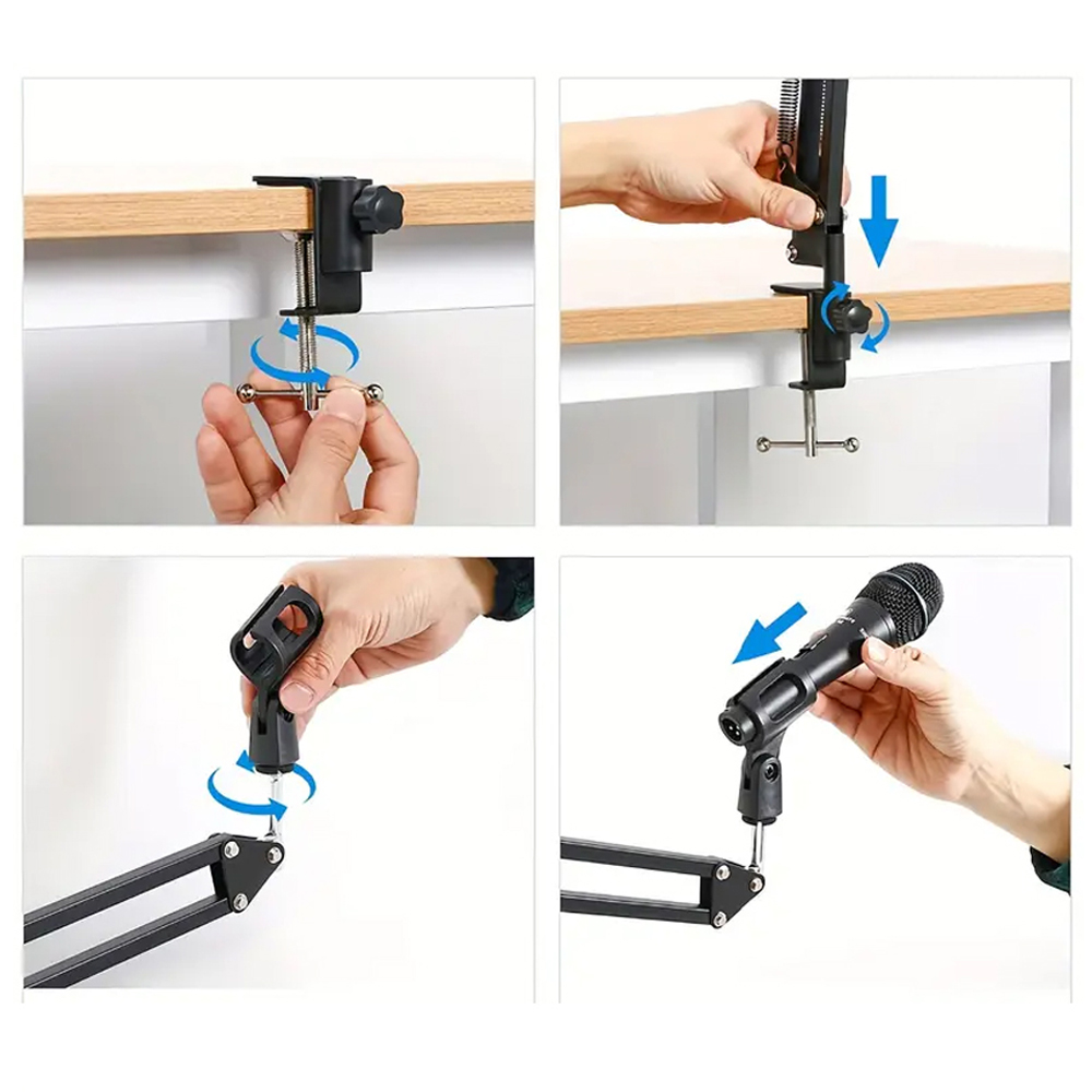 Foldable Metal Extendable Micr – обзор и цена Microphone Arm Boom