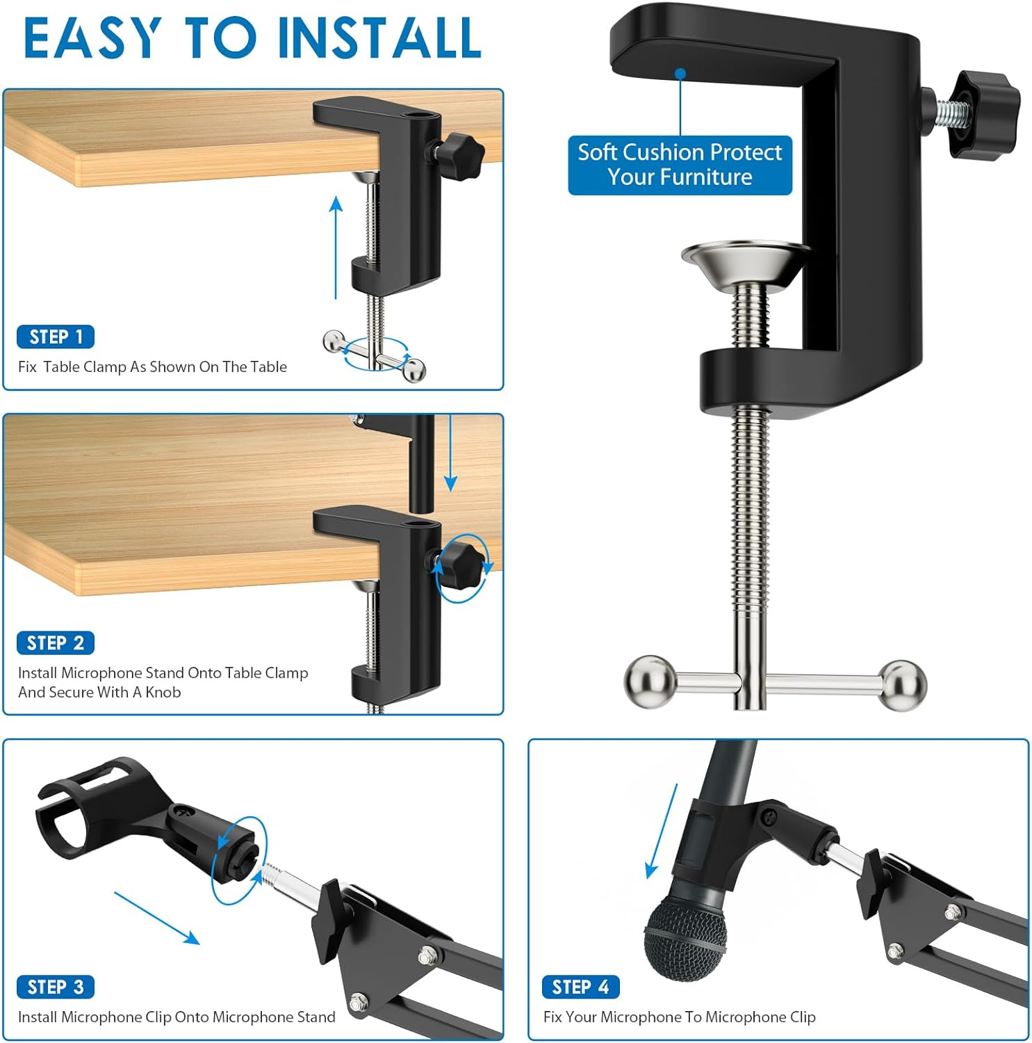 Articulated Arm Microphone Sta – обзор и цена Microphone Arm Boom