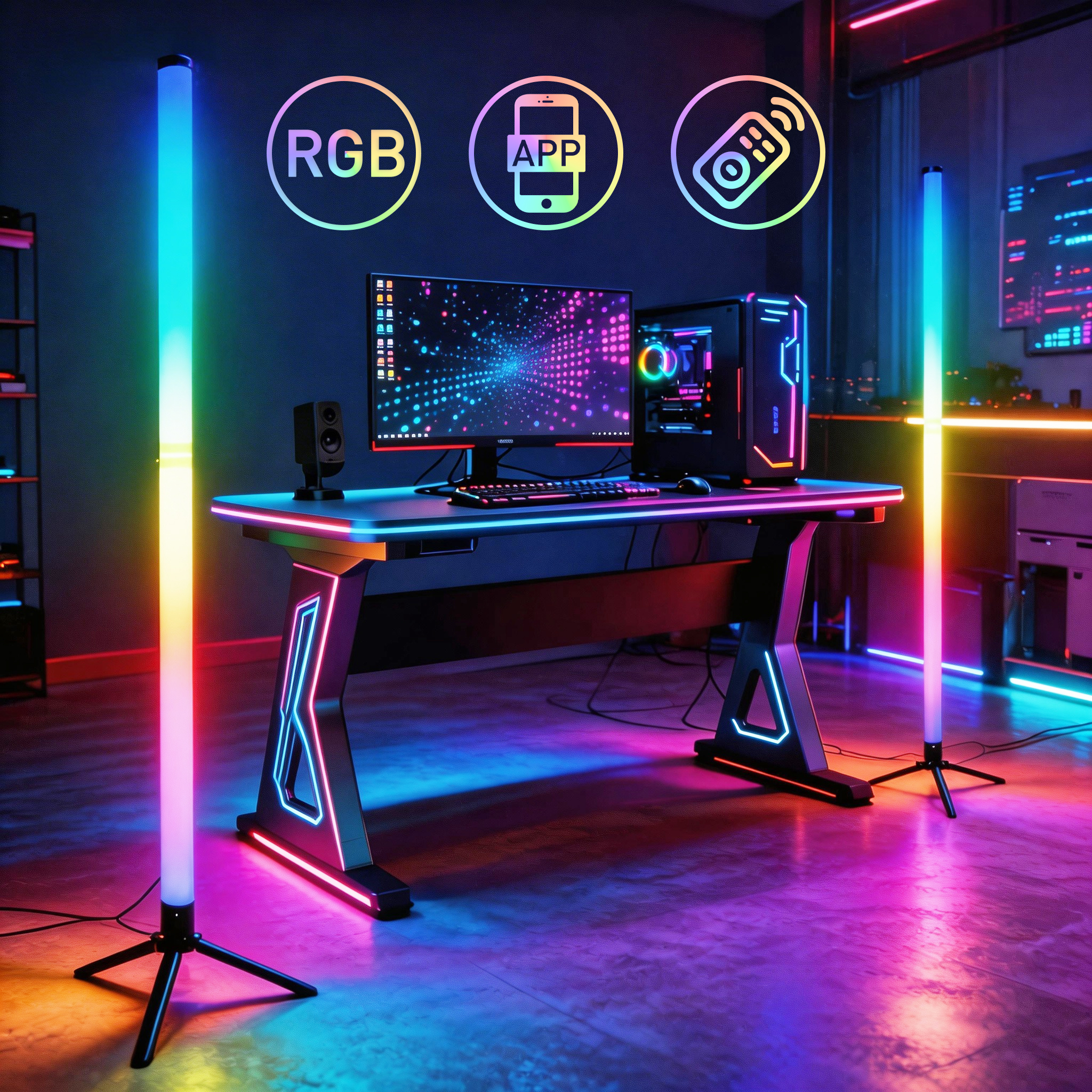 RGB LED Gaming Atmosphere Ligh – обзор и цена Esports Gaming Remote