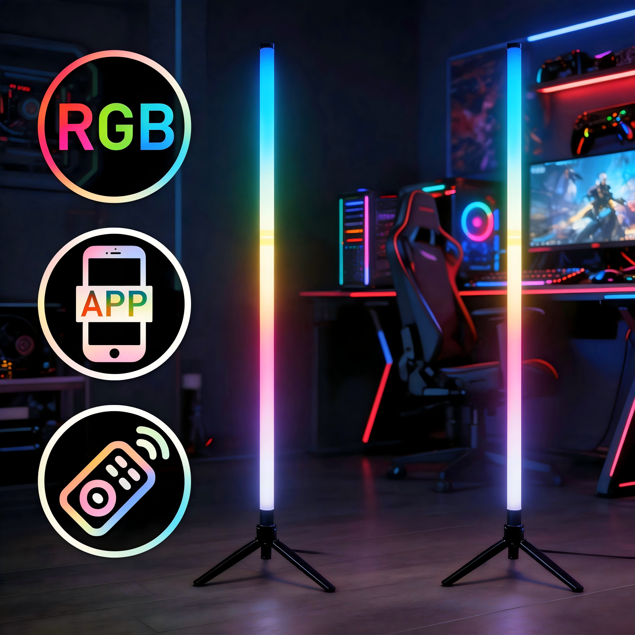 RGB LED Gaming Atmosphere Ligh – обзор и цена Esports Gaming Remote