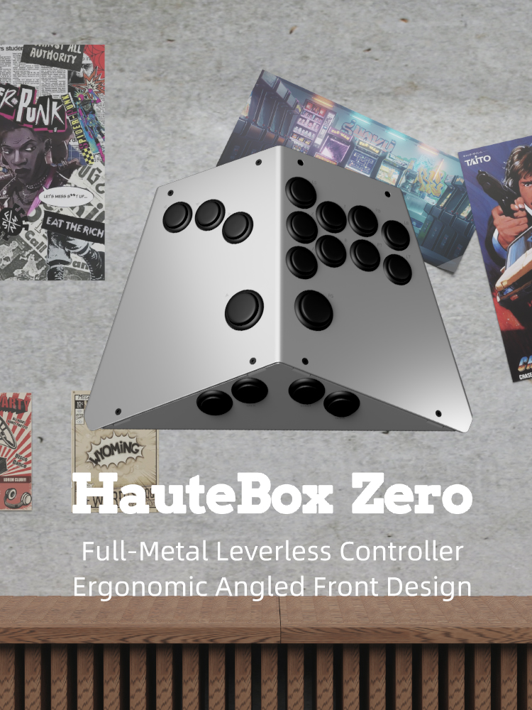 Haute42 Retro+ Hitbox Zero Met – обзор и цена Zero Esports Gaming Gear