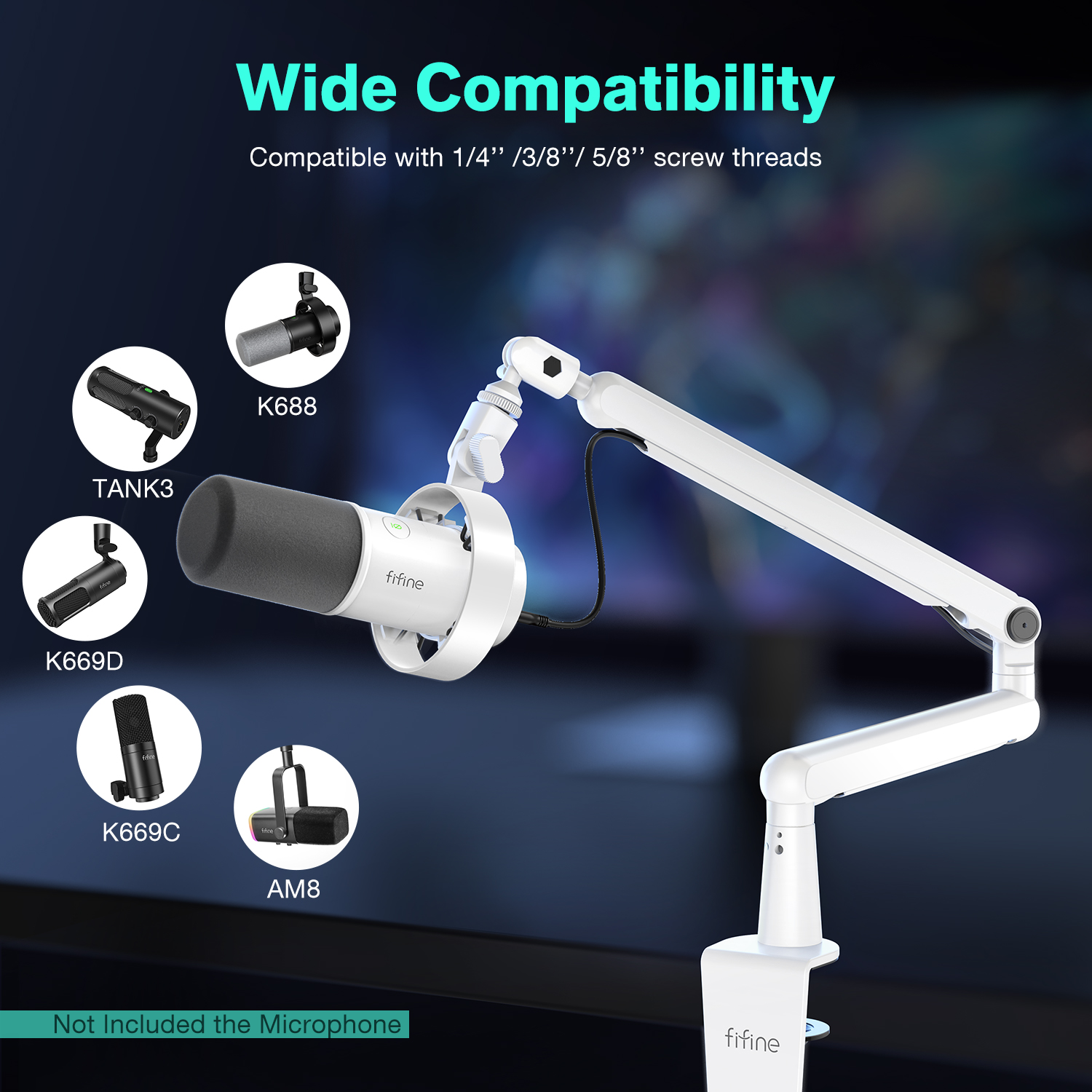 FIFINE Microphone Boom Arm, Ad – обзор и цена Microphone Arm Boom
