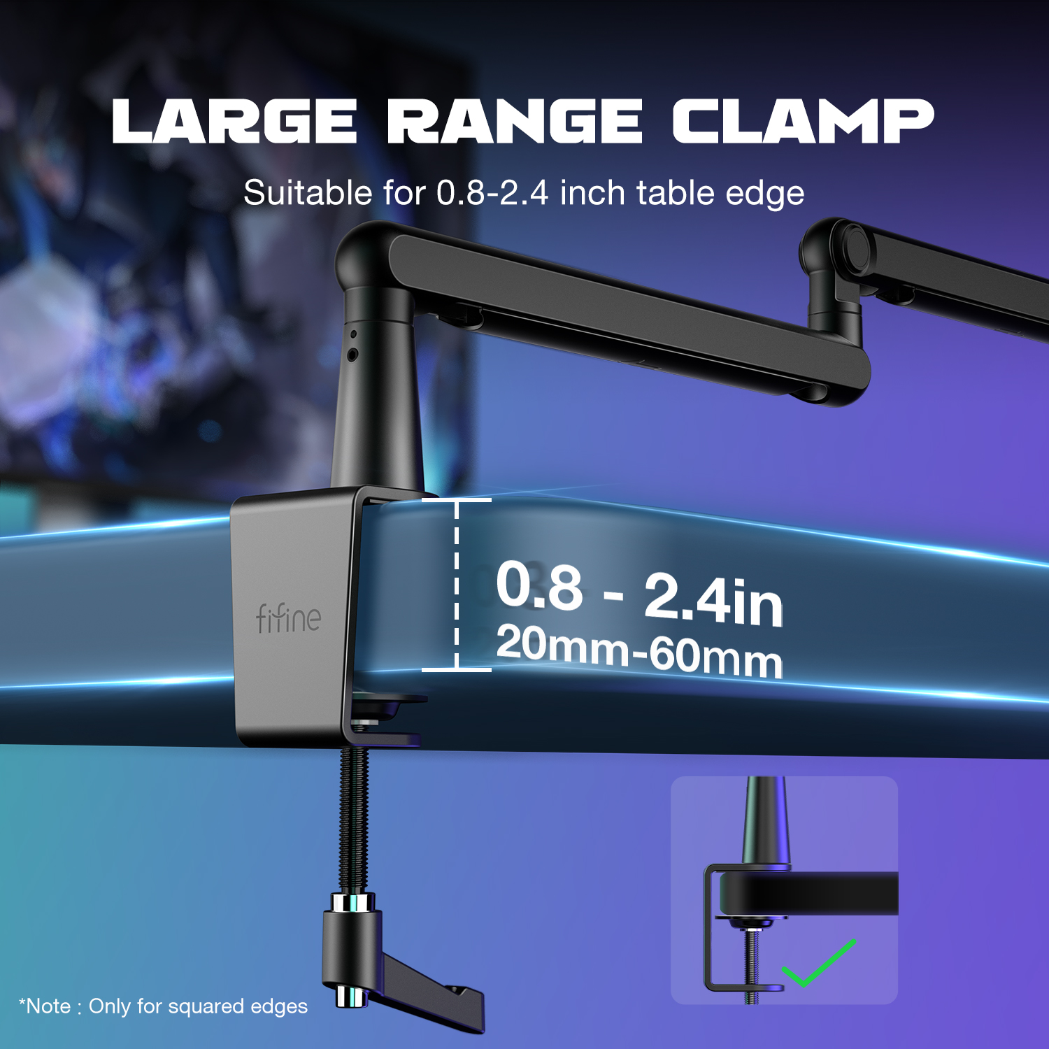 FIFINE Ampligame Microphone Bo – обзор и цена Microphone Arm Boom