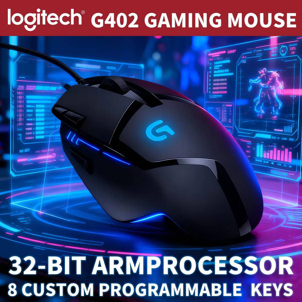 Logitech G402 Wired Mouse Delt – обзор и цена Zero Esports Gaming Gear
