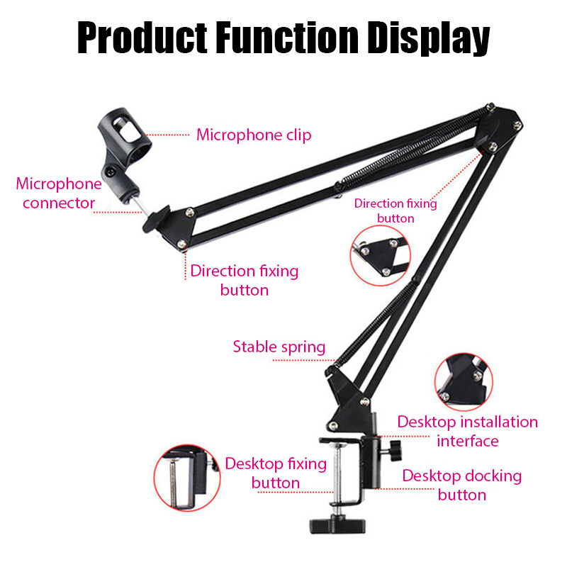 Professional Flexible Desktop  – обзор и цена Microphone Arm Boom