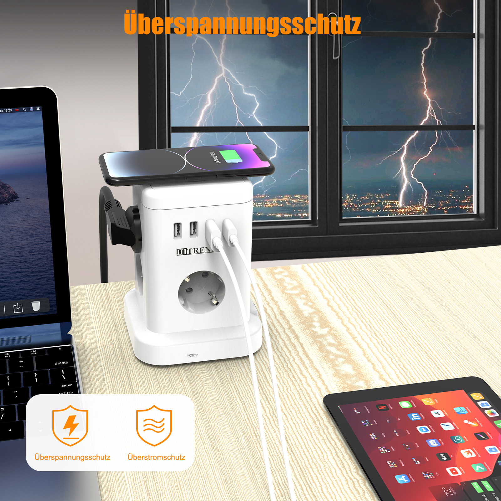 15-in-1 smart power board wire – обзор и цена Controller Charging Stand