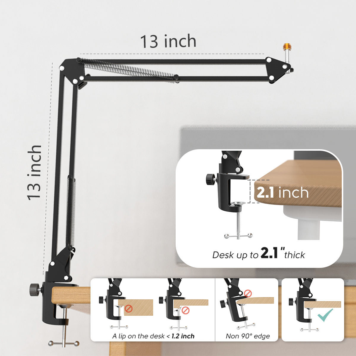 FIFINE Microphone Arm Boom,Adj – обзор и цена Microphone Arm Boom