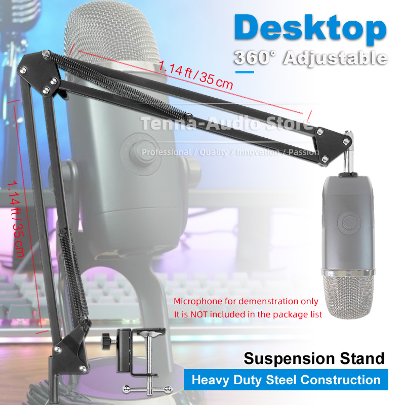 Desktop Clamp Suspension Mic B – обзор и цена Microphone Arm Boom