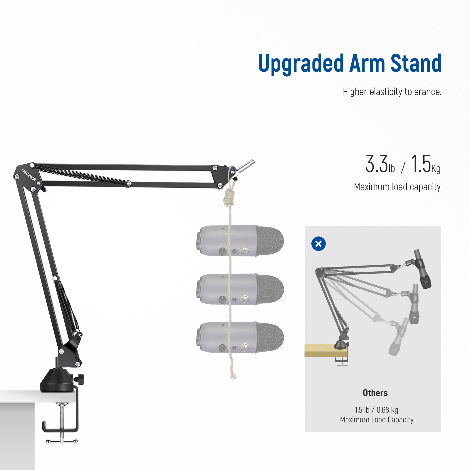 Neewer Microphone Arm Stand, S – обзор и цена Microphone Arm Boom
