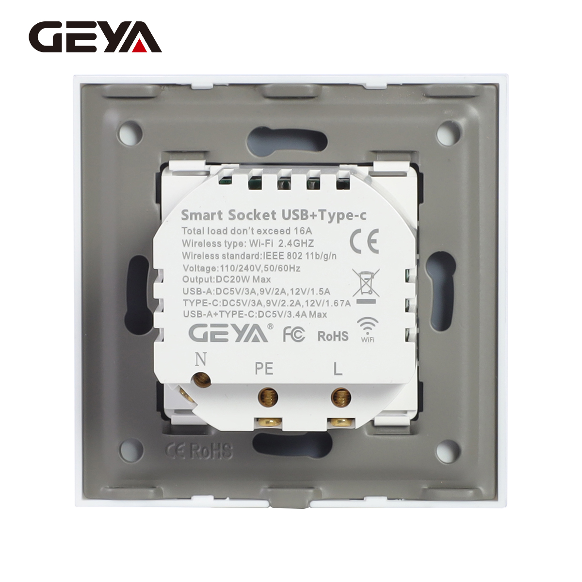 GEYA Wifi EU Socket With 20W T – обзор и цена Controller Charging Stand