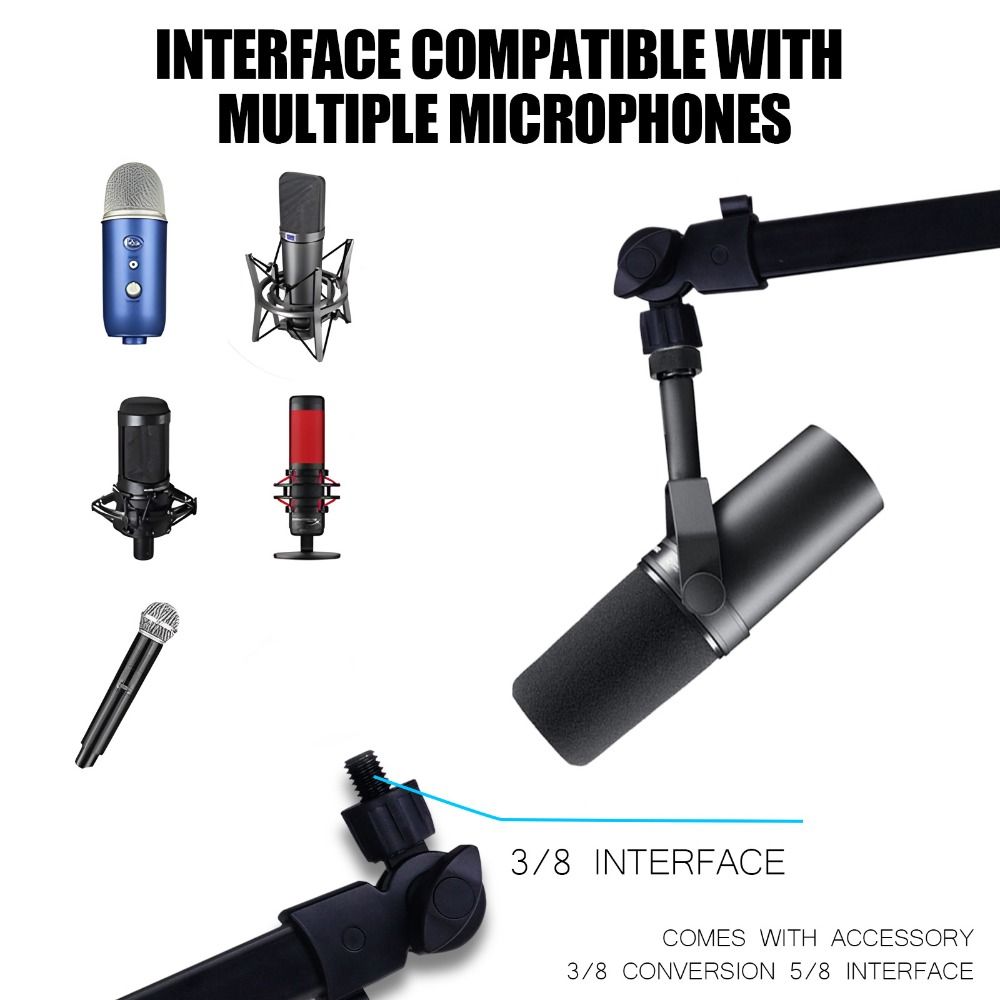 Professional Grade 360° Rotati – обзор и цена Microphone Arm Boom